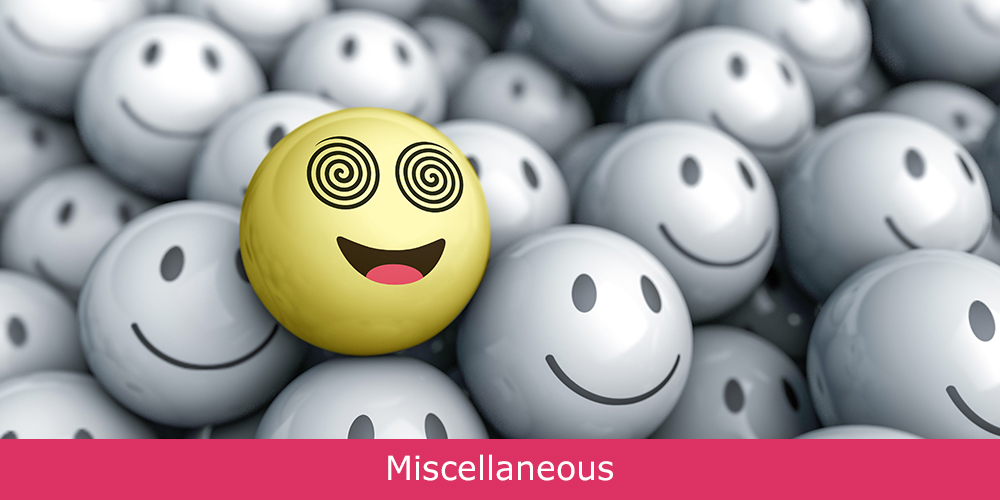 Smiling Hypnoji between Emojis