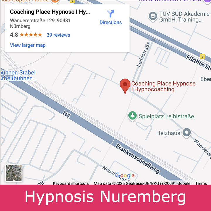 Google Maps Nuremberg – Coaching Place Hypnosis Hypnocoaching